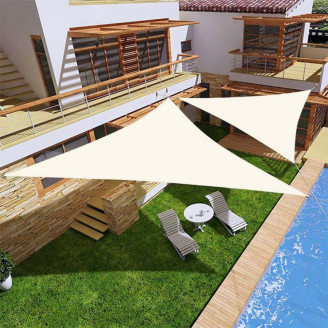 ModernHome Waterproof Sun Shade Sail 4x4x4m | Garden furniture, relaxation, modern style