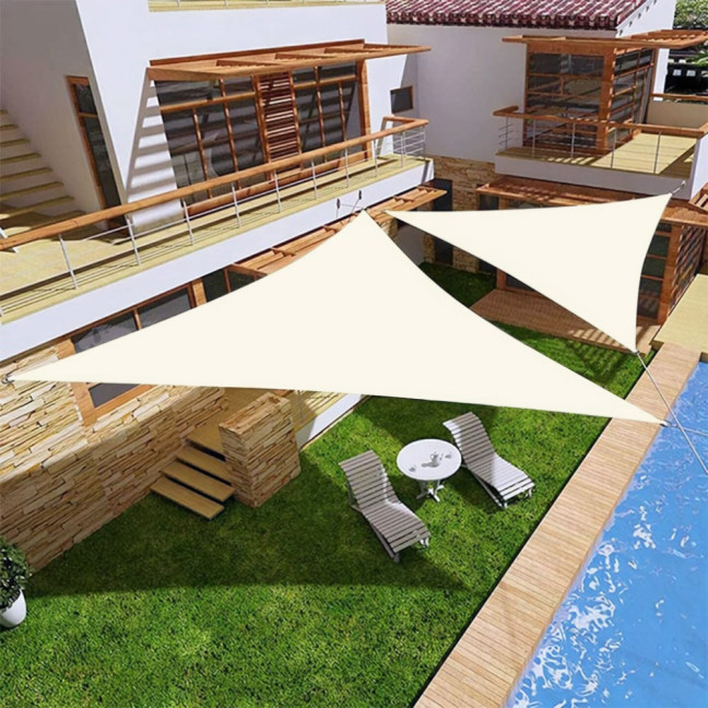 ModernHome Waterproof Sun Shade Sail 4x4x4m | Garden furniture, relaxation, modern style
