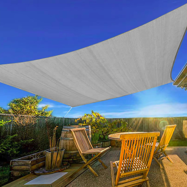 ModernHome Waterproof Rectangular Sun Shade Sail 2x3m | Garden furniture, relaxation, modern style