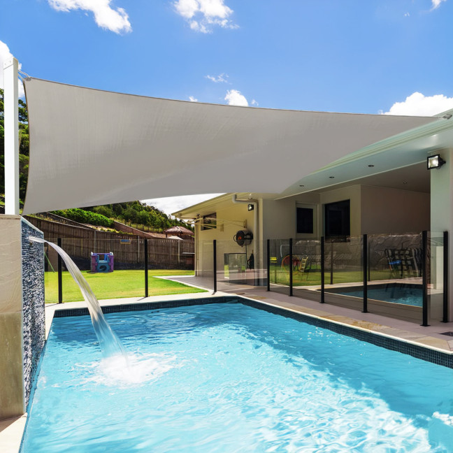 ModernHome Waterproof Rectangular Sun Shade Sail 2x3m | Garden furniture, relaxation, modern style