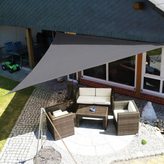 ModernHome Waterproof Sun Shade Sail 5x5x5m | Garden furniture, relaxation, modern style