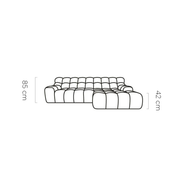 Campile Corner Sofa - With Electric Seat Extension