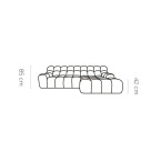 Campile Corner Sofa - With Electric Seat Extension