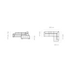 Campo L Corner Sofa - With Electric Seat Extension