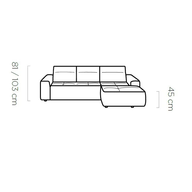 Colombo Mini Corner Sofa - With Electric Seat Extension