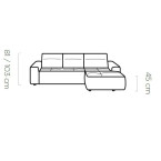 Colombo Mini Corner Sofa - With Electric Seat Extension