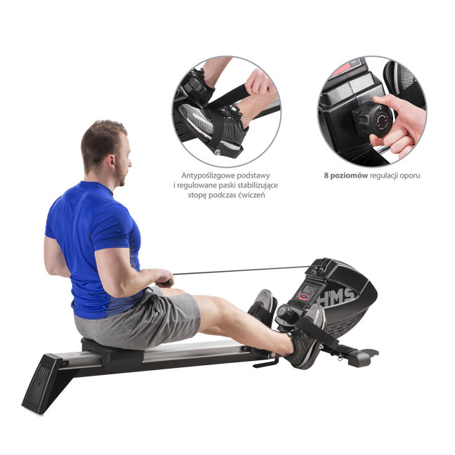 ZM1901 HMS Magnetic Rowing Machine