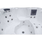 Ingarö 5-Person Hydro-Spa 220 × 220 × 89 cm — round-corner lounge tub with Wi-Fi & Nordic triple insulation