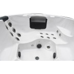 Rindö 5-Person Hydro-Spa Ø 229 × 96 cm — round lounger tub with Wi-Fi & Nordic insulation