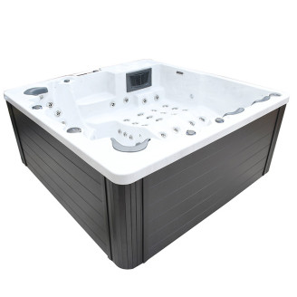 Dunö 5-Person Luxury Hot Tub 229 × 229 × 96 cm — dual-lounger spa for resort-grade hydrotherapy