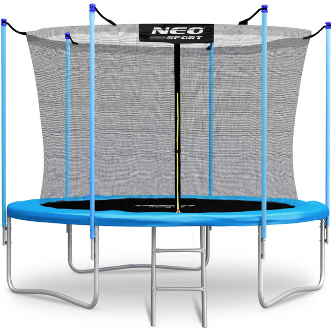 Garden trampoline 8ft/252cm with indoor net and ladder