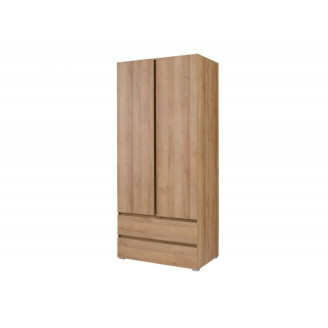 Two-door wardrobe with drawers COSMO C02