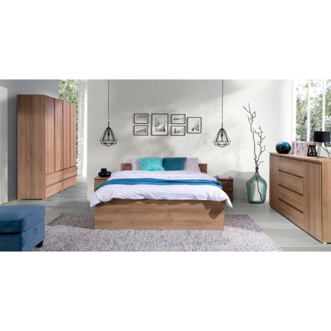 Two-door wardrobe with drawers COSMO C02