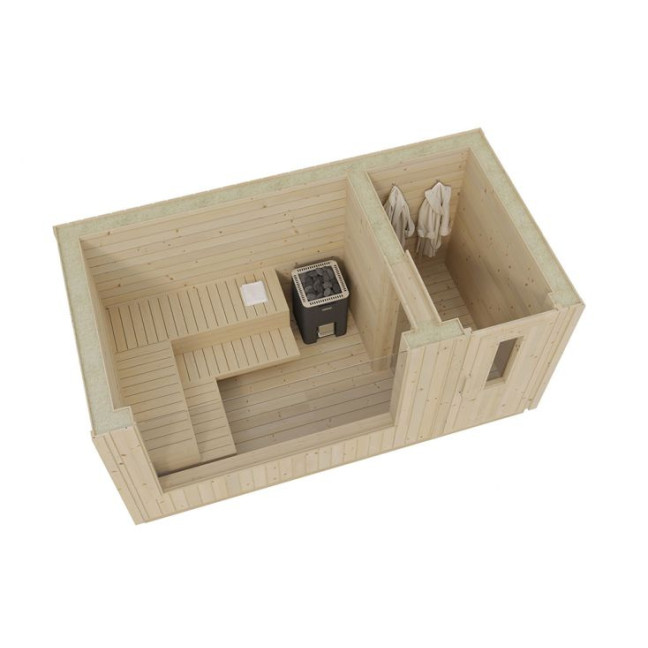 Outdoor sauna/MODULAR SAUNA KALLE “L”