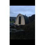 Pod 300 Outdoor Sauna / Harvia Electric or Wood-Burning Stove / High-Quality Scandinavian Spruce (Thermowood)