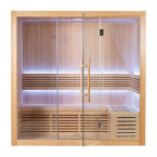 MO-SS1220P Dry sauna with HARVIA heater 4.5 kW | Natural Wood | Ready to Assemble