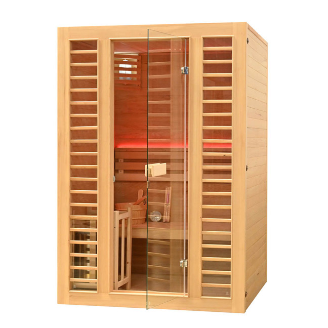 MO-TS3B Dry sauna with HARVIA heater 3.5 kW | Thermo Wood | Natural Wood