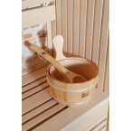 MUE-1102 Dry sauna with HARVIA 6 kW heater