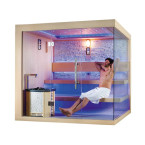 MUE-1245 Dry sauna with HARVIA 6kW heater | Scandinavian Style | Modern Design