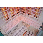 MO-EA3CR WHITE Canadian Spruce Infrared Sauna