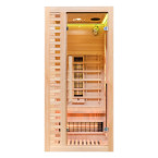MO-RL1S Infrared sauna with salt stone | Ready to Assemble | Home SPA