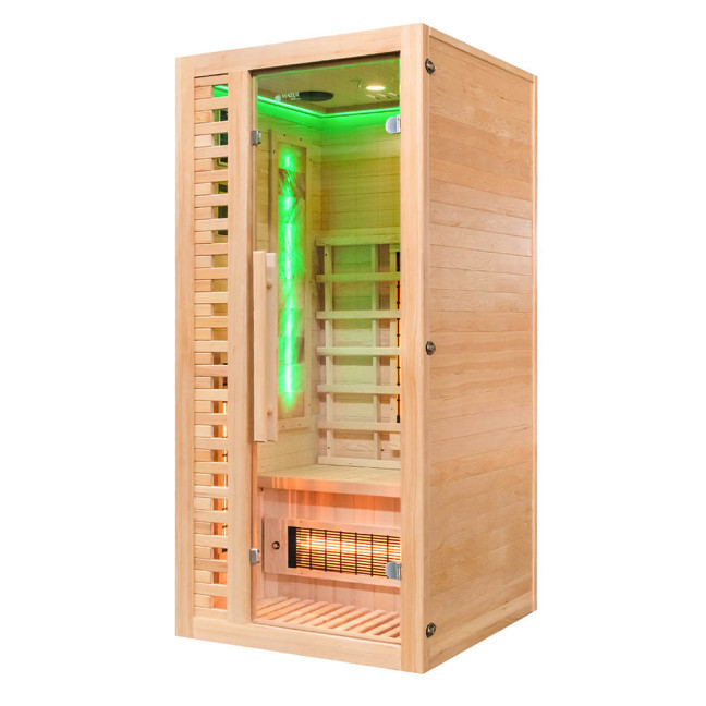 MO-RL1S Infrared sauna with salt stone | Ready to Assemble | Home SPA