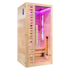 MO-RL1S Infrared sauna with salt stone | Ready to Assemble | Home SPA