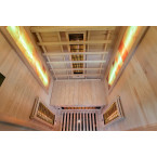 MO-RL1S Infrared sauna with salt stone | Ready to Assemble | Home SPA
