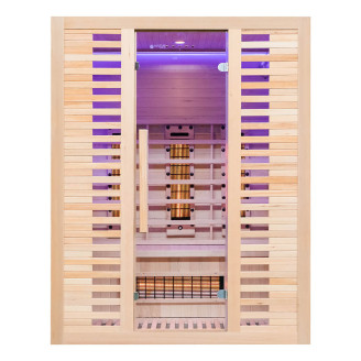 MO-RL3ST Infrared sauna with salt stone + tourmalines | Elegant Minimalism | Luxury Relaxation