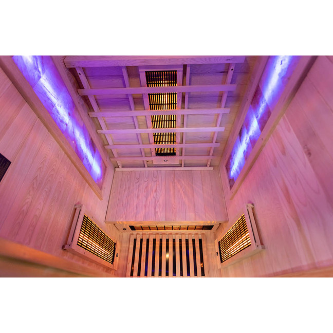 MO-RL1S Infrared sauna with salt stone | Ready to Assemble | Home SPA