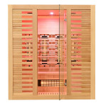 MO-RL4ST Infrared sauna with salt stone + tourmalines | Luxury Relaxation | Ready to Assemble