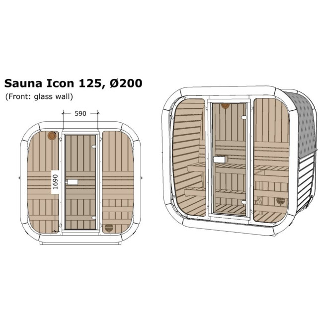 sauna Icon 125