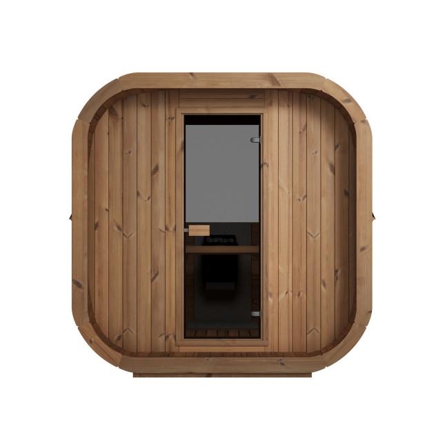 Icon 220 XL Outdoor Sauna for 4 people / Electric or Wood Burning Heater Harvia / High Quality Heat Treated Scandinavian Spruce