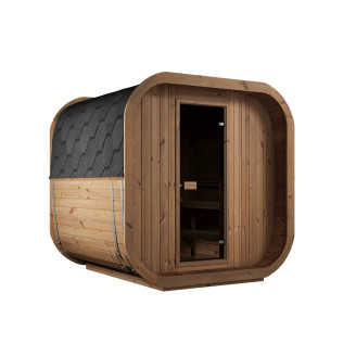 Icon 220 XL Outdoor Sauna for 4 people / Electric or Wood Burning Heater Harvia / High Quality Heat Treated Scandinavian Spruce