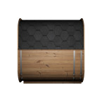 Icon 220 XL Outdoor Sauna for 4 people / Electric or Wood Burning Heater Harvia / High Quality Heat Treated Scandinavian Spruce