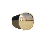 Icon 400 Outdoor Sauna For 8 Persons / Electric or Wood-Fired Harvia Stove / High-Quality Scandinavian Spruce (Thermowood)