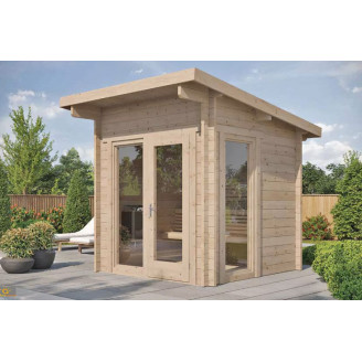 Outdoor sauna/CUBE PANORAMA  This is a unique product designed for people who value