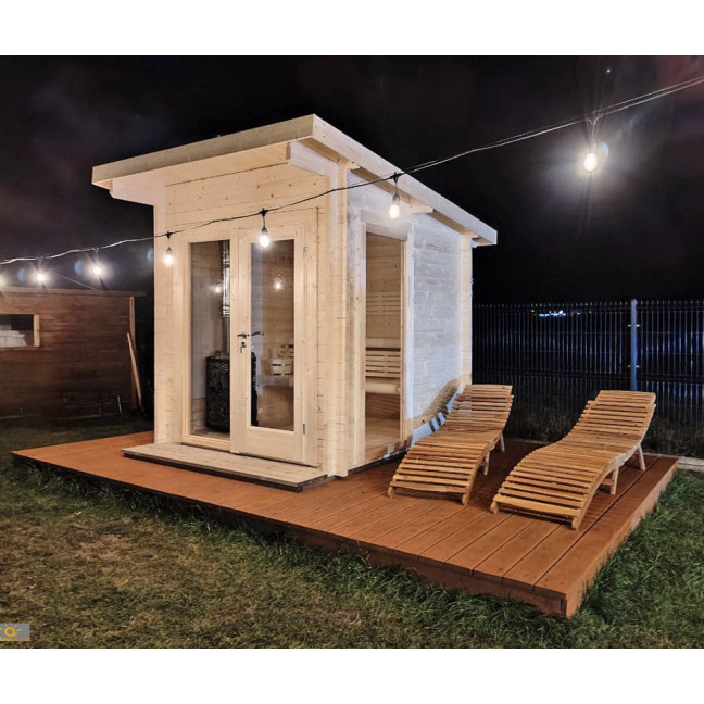 Outdoor sauna/CUBE PANORAMA  This is a unique product designed for people who value