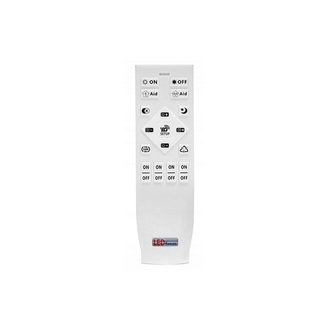 Baby lamp LED Ceiling gray star 28w + remote control