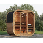 Outdoor Sauna Icon Easter Limited Black Edition  2-3 people / Electric heating only / High-quality Thermowood wall