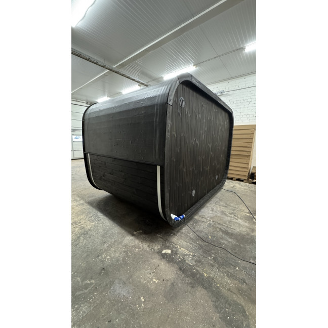 Klaar outdoor sauna for 4-6 persons / Electric heating only / High-quality Nordic spruce ( pine thermal wood) | Wellness