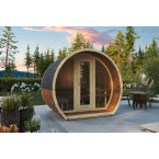 Susi 200 outdoor sauna for 2-3 persons / Electric heating only / High-quality Nordic spruce (Pine Thermal Wood) | Wellness