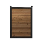 HIKI S Outdoor Sauna Thermowood for 3-4 People - Modern Garden or Terrace Sauna in Scandinavian Style, Fired Heater