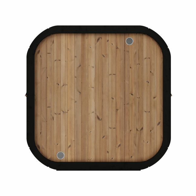 Icon 220 XL Outdoor Sauna (Full Glass Front Wall) for 4 people / Electric or Wood Burning Heater Harvia /