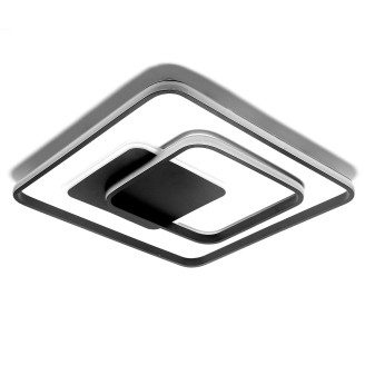 CEILING LAMP PLAFOND LED LINES AND SQUARES 88W + REMOTE CONTROL DL-G04