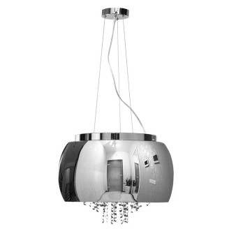 Glass Lamp Steel Fine Beads 40cm
