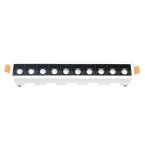 Lampa liniowa Led podtynkowa 20W 3000K biała JDL-10T