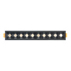 Lampa liniowa Led podtynkowa 20W 4000K czarna JDL-10T