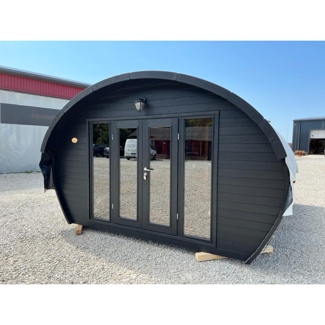 Oval Sauna Frodo 500 Outdoor for 8 people / Electric or Wood Burning Harvia Stove / High Quality Heat Scandinavian
