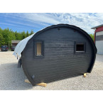 Oval Sauna Frodo 500 Outdoor for 8 people / Electric or Wood Burning Harvia Stove / High Quality Heat Scandinavian